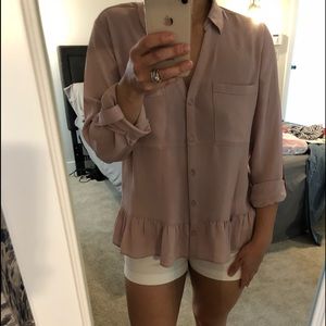 Express ruffled blouse
